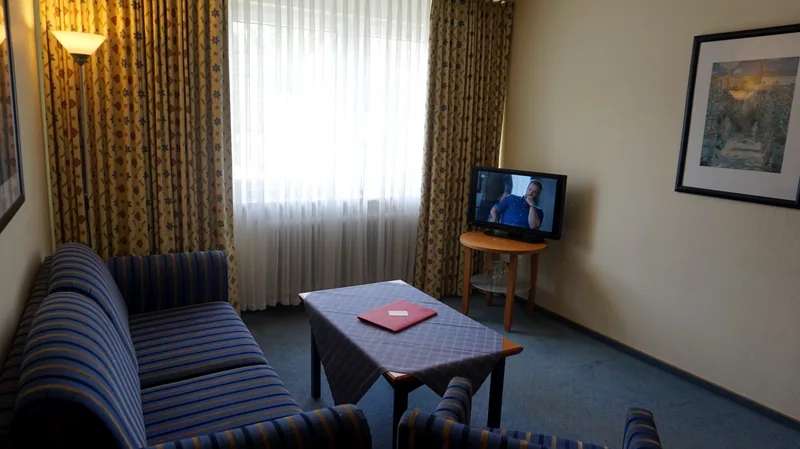 Wohnraum eines Appartements im Hotel Willinger Mitte